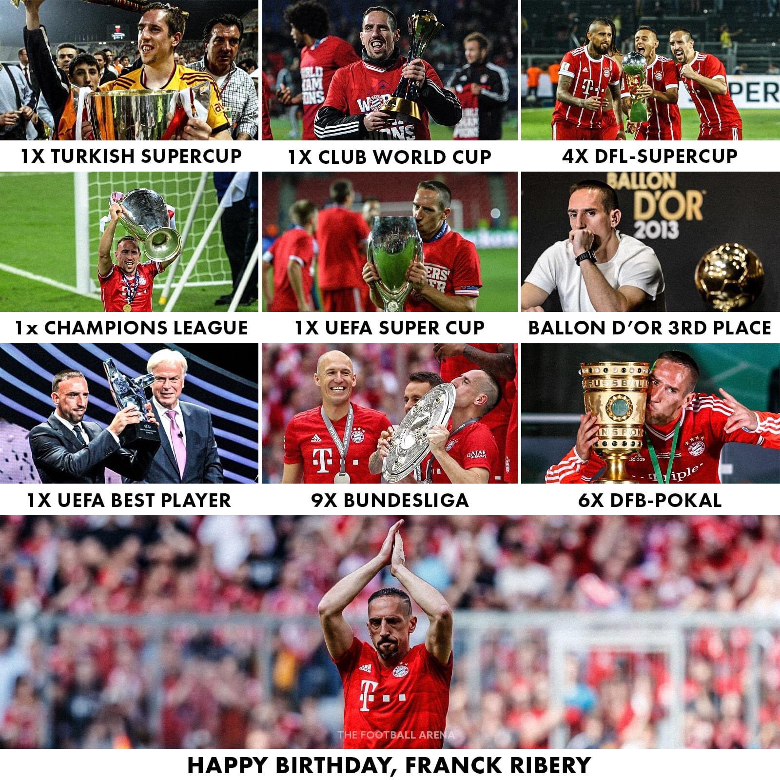 Happy 37th Birthday to Franck Ribéry  