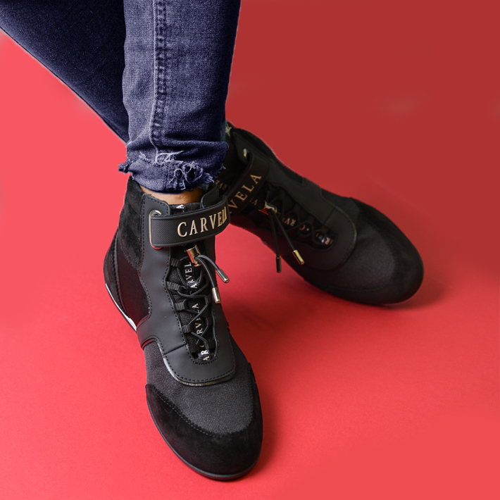 carvela 5 step lace up boot