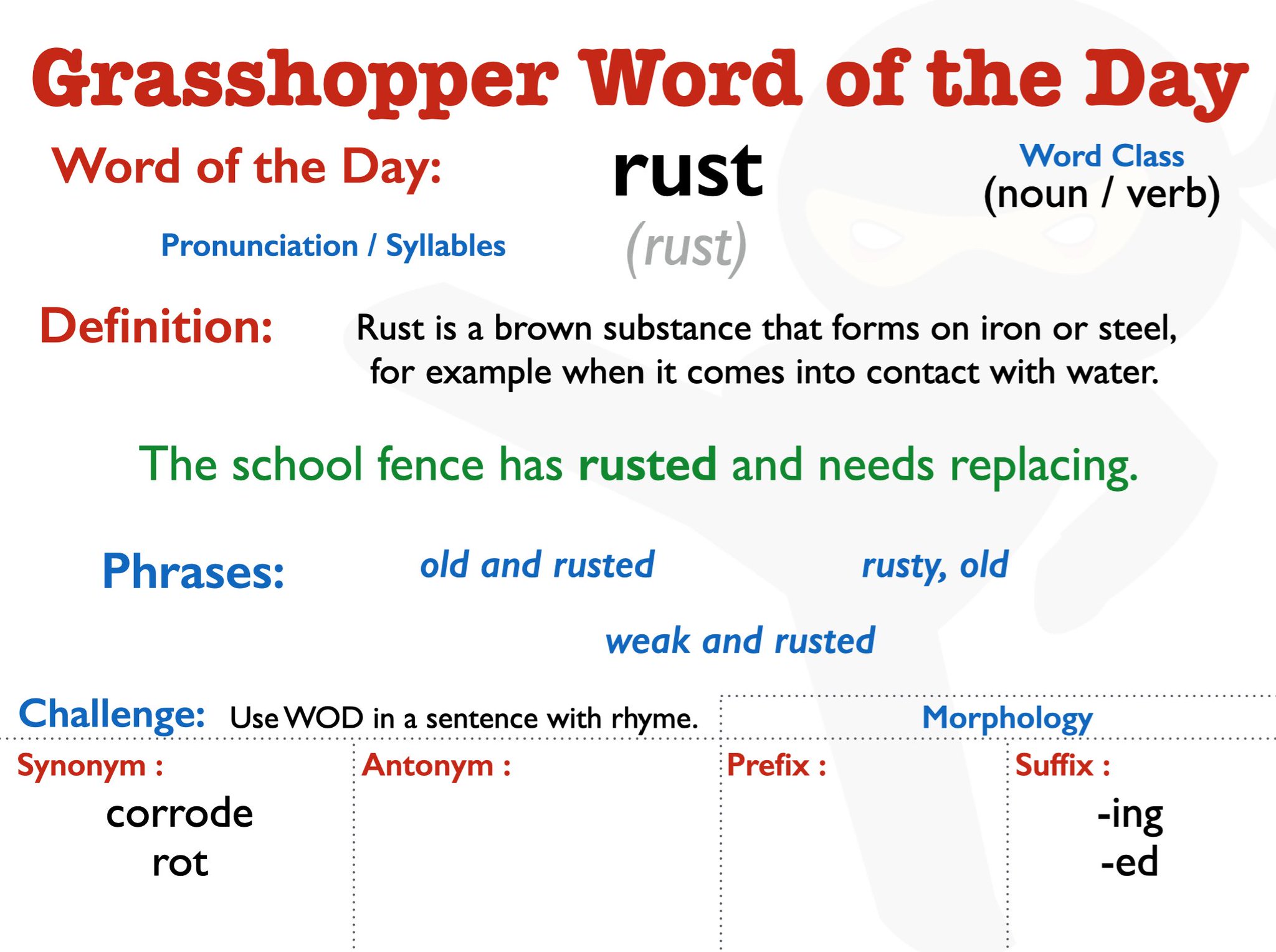 Vocabulary Ninja on X: Today's word or the dayrepresenting the ninja's  mentality. Share with colleagues. Let's reach 1k followers today.  🙅🏻🙅🏼🙅‍♂️🙅🏿🙅🏽‍♂️🙏✏️📕📗📙  / X