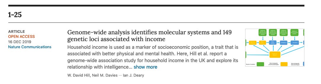 EdinUniLBC's tweet photo. Congratulations to @WDavidHill &amp; colleagues for @NatureComms top most viewed article in life &amp; biological sciences published in 2019! 

If you've missed it, read here: https://t.co/JVuKkJD4Hm

@EdinburghUni @SchoolofPPLS @UoE_Psychology @EdinUniCAHSSres @age_uk @uk_biobank https://t.co/q5RXOJiHwi