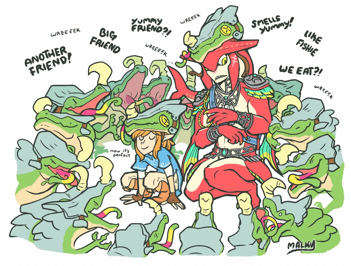 Last but not least, if you remember the first botw fanart it had a continuation of sorts, first for context