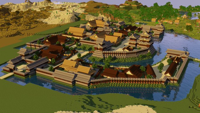 宝条みちる Minecraft 漏電中 さん がハッシュタグ 和風建築 をつけたツイート一覧 1 Whotwi グラフィカルtwitter分析