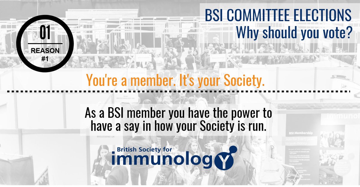 📢 BSI members - we'd like to encourage you to have a say in how your Society is run! #VoteNow 🗳️

#BSIcommittee elections close on Friday 24 April 👉bit.ly/2QW8KIE