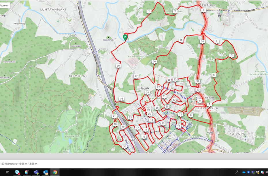 Tjuuh, #huomenta vaan kaikille. Aamun #työmatkapyöräily <a href="/Kampiapina/">Kampiapina</a> innoittamana #koronalenkkinä . Eli 40km mahdollisimman lähellä kotia ja samaa jälkeä ei saa kahdesti ajaa. Risteäminen on sallittua. Olihan seikkailu. #pyöräily #vantaa