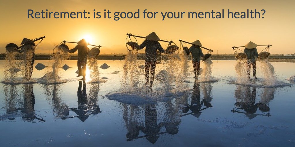 WorkLife_blog's tweet photo. What are the benefits of #retirement for #mentalhealth? 

@MariaFlschmnn, @BaowenXue and @Jenny_anne1 from @EWLresearch ask this question in their research paper. Read a review of it here >>> https://t.co/0npAsVgmBr

#Ageing #GeroTwitter #academictwitter https://t.co/BVFC7FdOX4