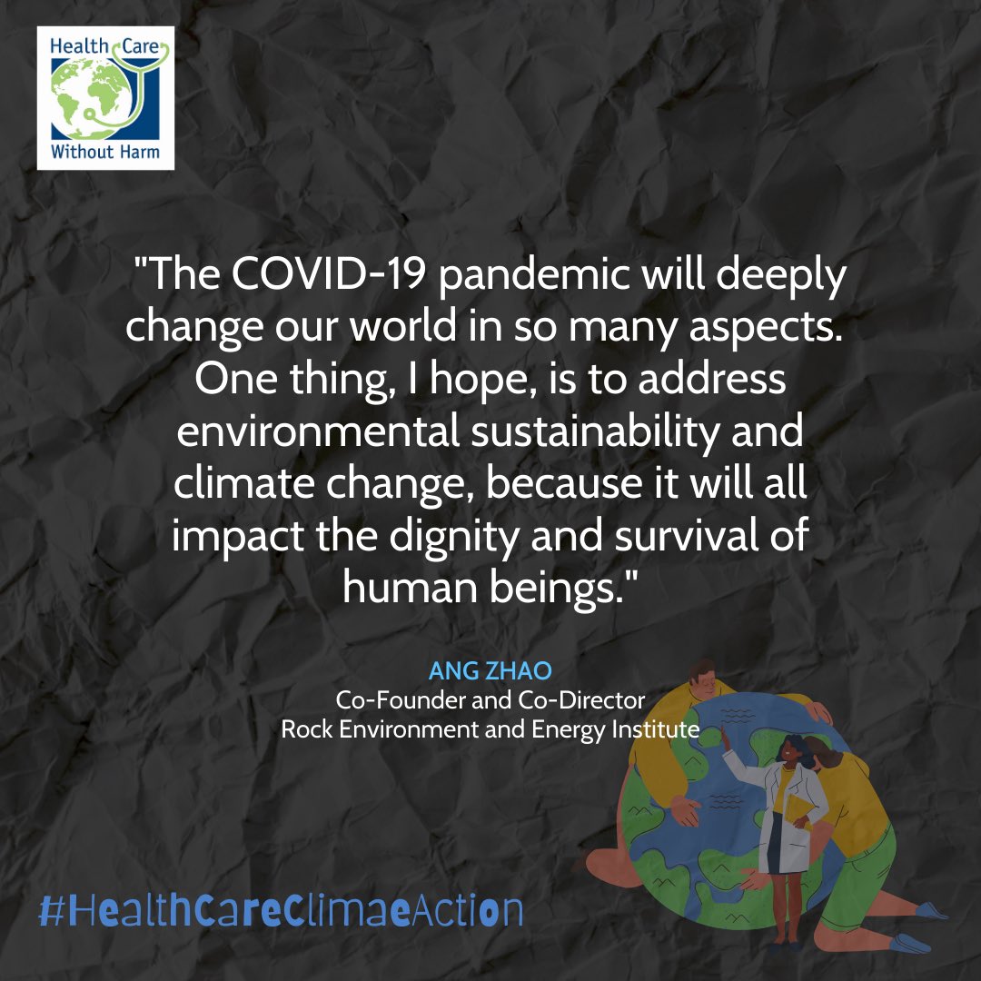 hcwhasia's tweet photo. TODAY IS WORLD HEALTH DAY.
We asked our 🏥 climate action champions from Taiwan, Australia, &amp; China "why must the healthcare sector continue its fight against #COVID19 &amp; prevent future pandemics through protection of our 🌏 health?"

#WorldHealthDay2020
#HealthcareClimateAction https://t.co/fqASrJjPA5
