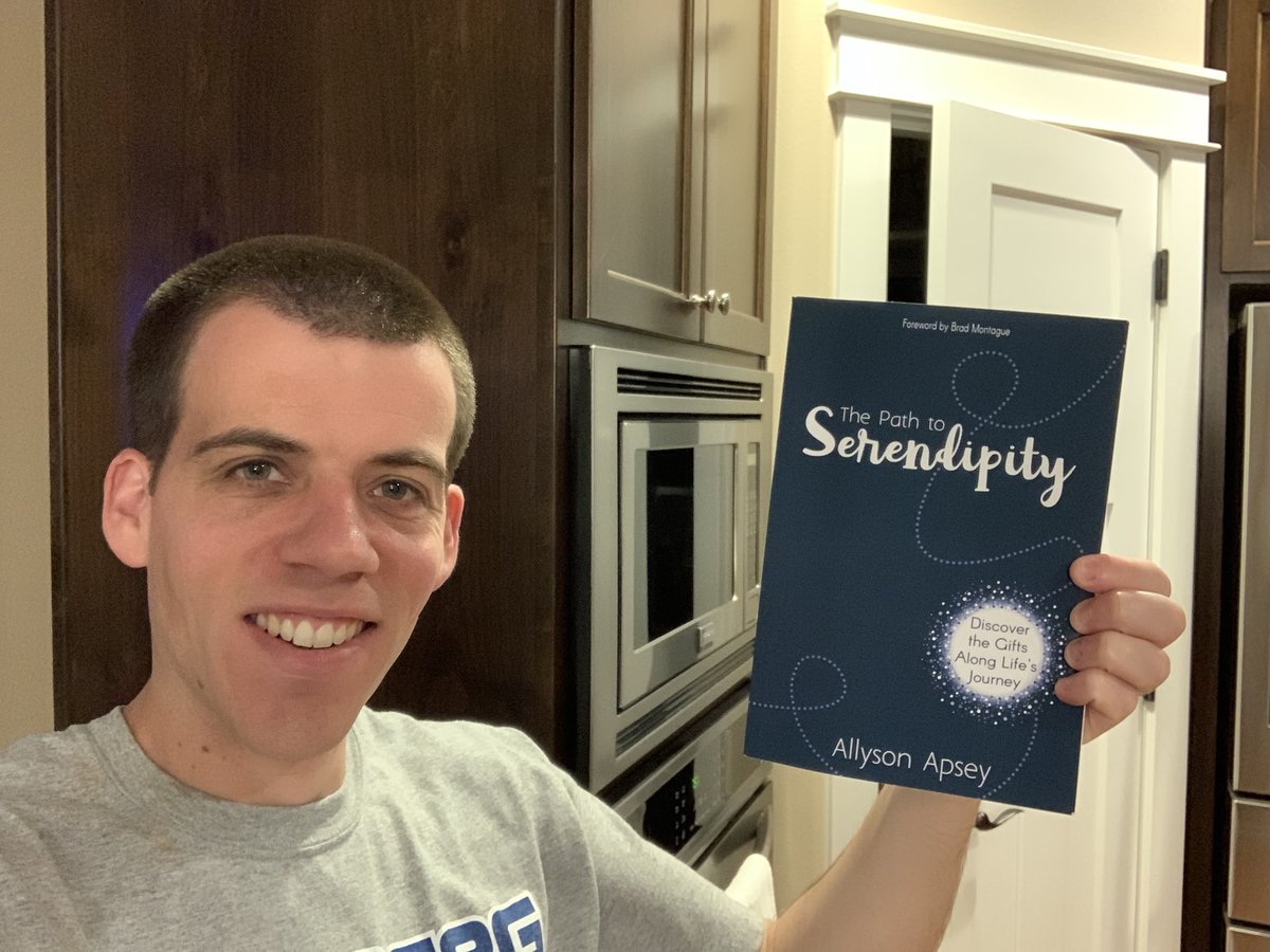 HeyMarkBrown's tweet photo. Look what arrived in the mail today!! Thank you so much @AllysonApsey for the signed & personalized copy of ‘The Path To Serendipity’. So excited to dive in!!! Extremely grateful that we connected & thankful for your encouragement!! #path2serendipity #tlap #leadLAP https://t.co/SO998AQTs2