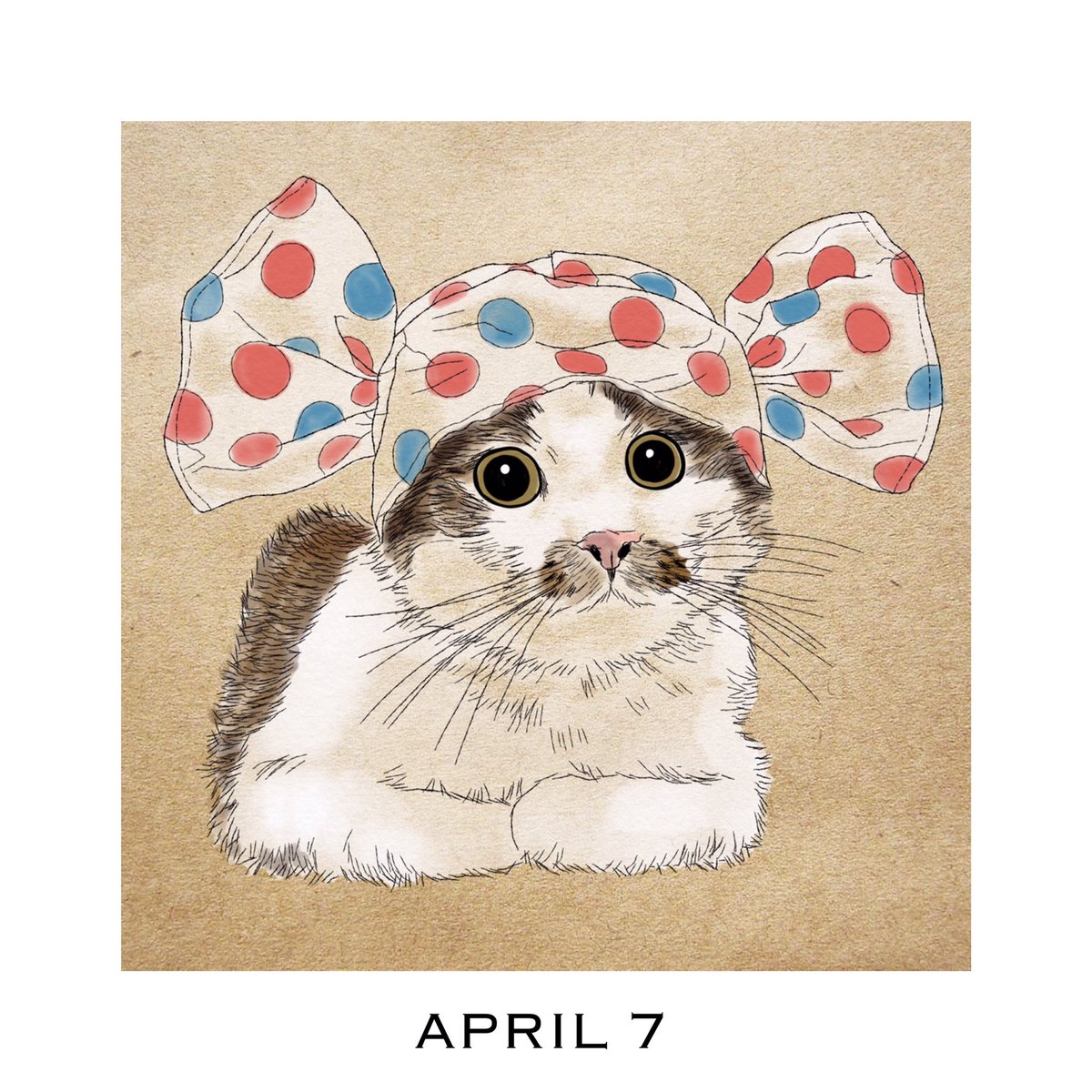 猫イラストレーター 365cat Art 4月7日 猫カレンダー 365catart 野良猫ちゃんが遊びに来てるにゃ 猫のイラスト 描いてるにゃ T Co 1lhrrxj5af 猫好きさんと繋がりたい 猫 ねこ 猫似顔絵 猫イラスト 猫イラストレーター 猫の絵