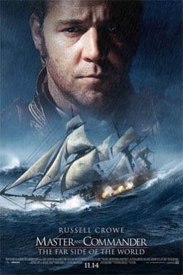 A thread of the movies I’ve watched for  #GHFSH14. Master and Commander: The Far Side of the World (2003), dir. by Peter Weir, starring Russell Crowe and Paul Brittany  #OnTheSea  #00s
