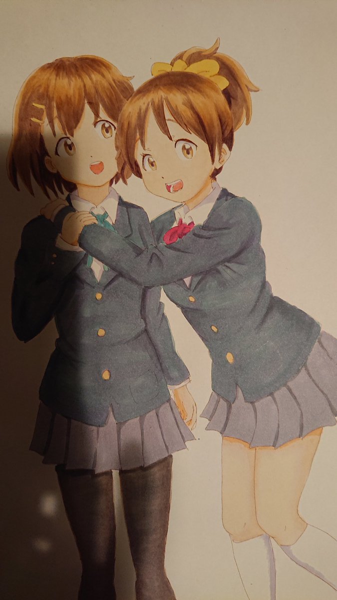 やす 平沢姉妹描いたよ けいおん 平沢唯 平沢憂