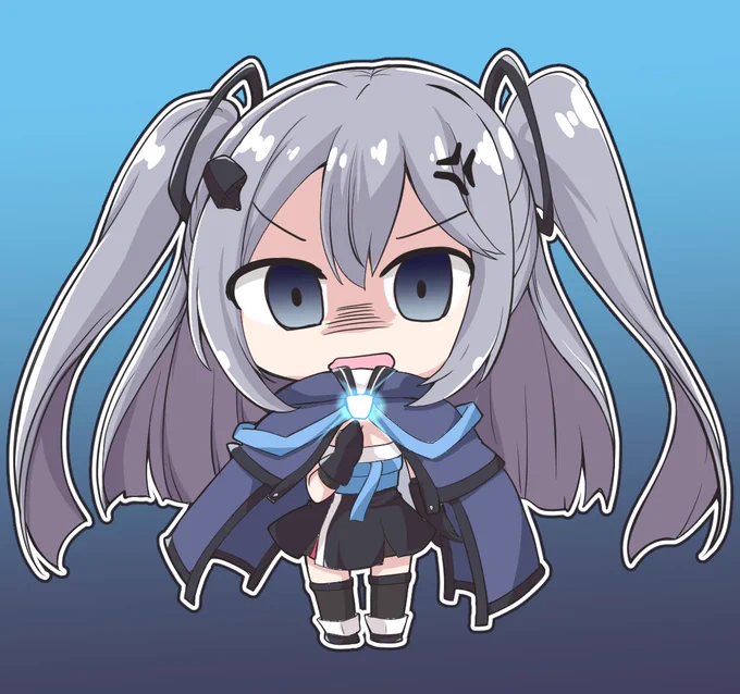 イントレピッドさん 掛け声好き怒るSDかわいい 差分は強いられてる時等にお使い下さい #アズレン #アズールレーン 