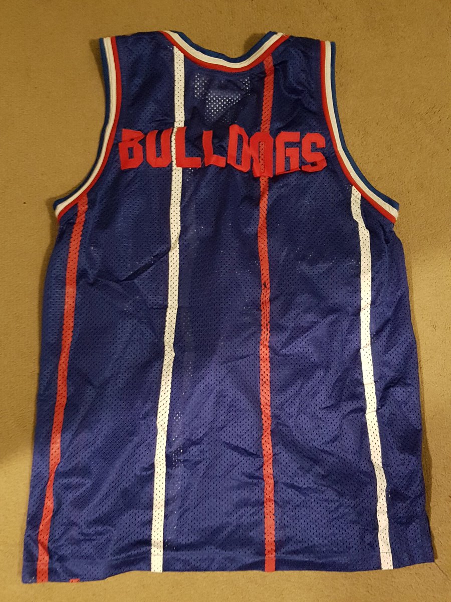 In my boredom I've dug out some of my fave old school jerseys / Guernseys and thought I'd share them. I'll start here: Diamond Dogs and Doggies b-ball jersey.