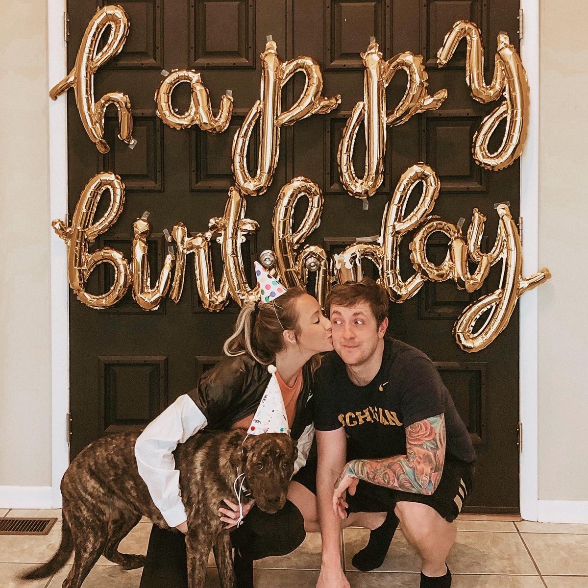 BriBurkheiser's tweet photo. Goodbye 26, Hello 27. Thanks for all the bday love 🥳#quarantinebirthday https://t.co/h9KbZ7Z4L1
