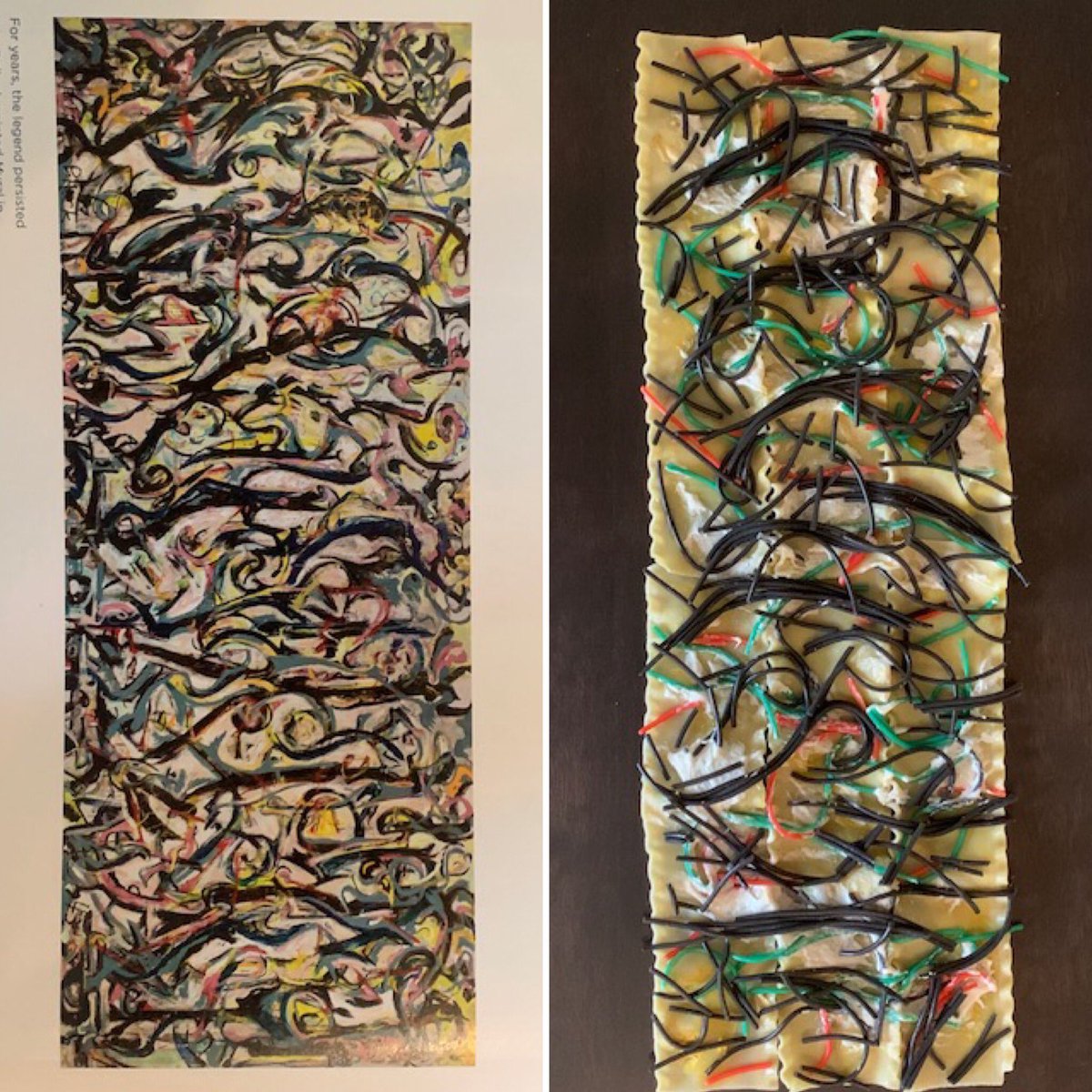 Impasta Pollock. #gettymuseumchallenge