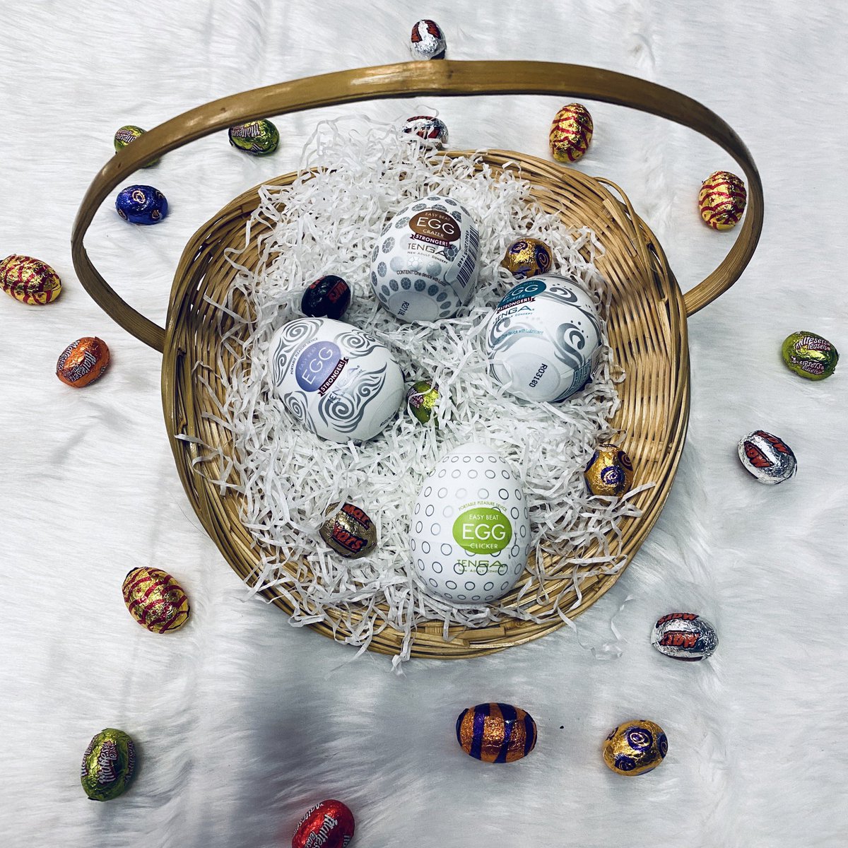 LoveHeartShop's tweet photo. Treat him with a Tenga Egg this Easter 🐰💜 @TENGA_Global #LoveHeartAdultShop

#adultshop #pleasure #forhim #easter https://t.co/7QXreoluzd