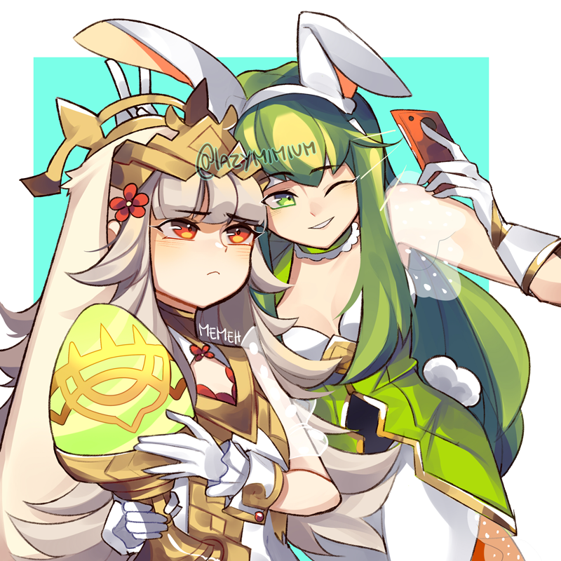 lazymimium's tweet photo. A little gift I did for Team Palla and Team Veronica on the stream! :3c https://t.co/UDmW4phwAW