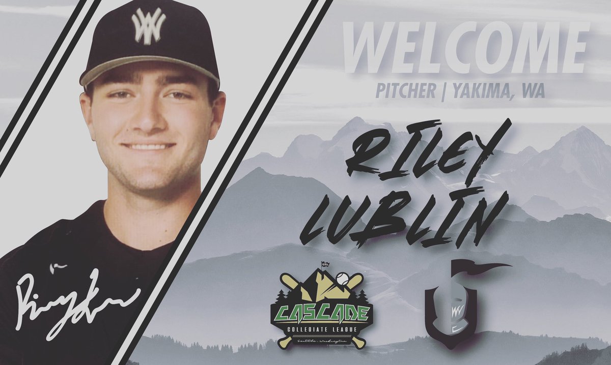 CascadeLeague's tweet photo. The Cascade Collegiate League announces the addition of RHP @riley_lublin of @WVCKnightsBSB from Yakima, WA for the 2020 season. “I choose Wenatchee Valley for their ability to move players to the next level.” https://t.co/XDQXJKWnML