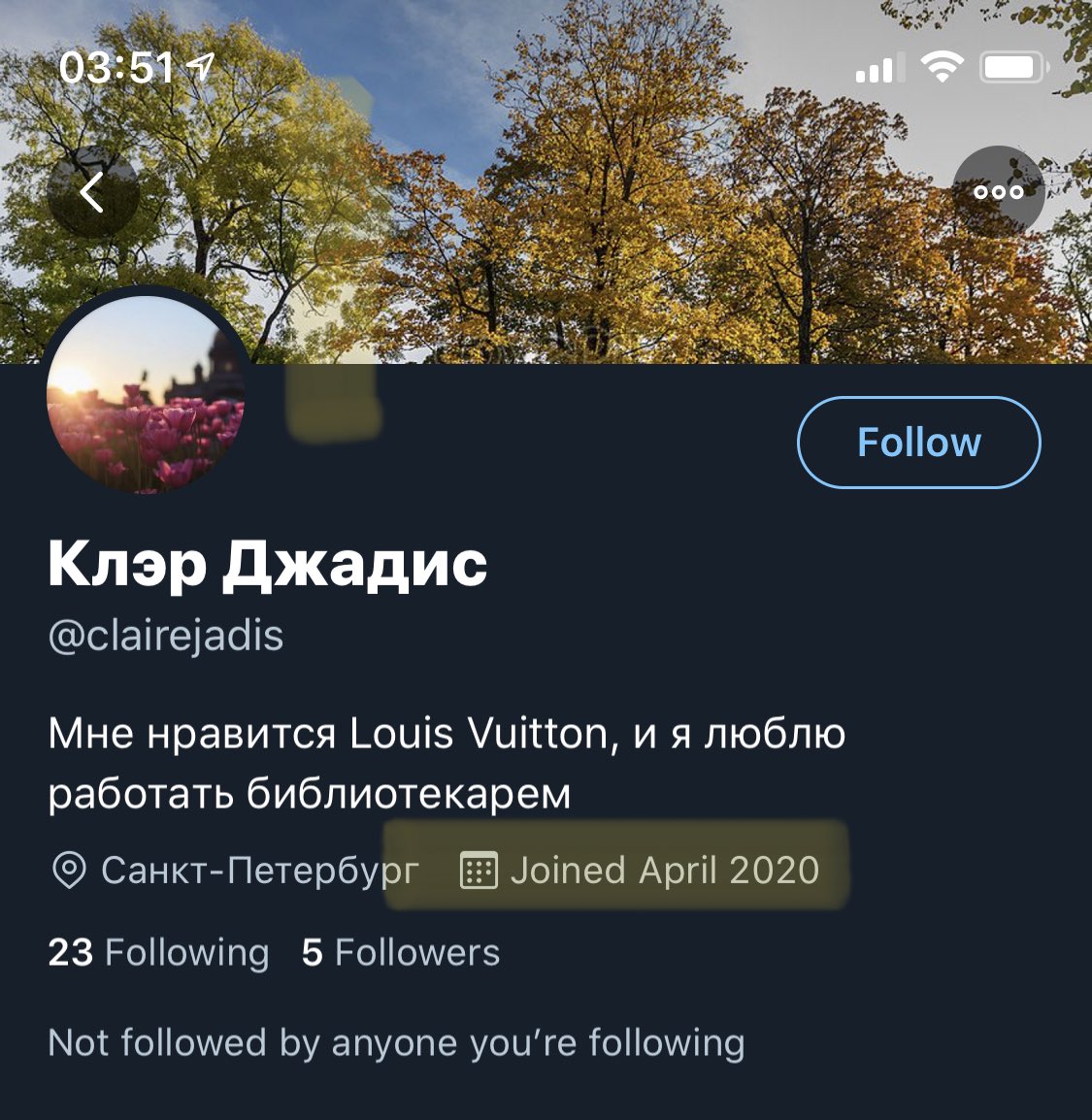 Then as if by magic on the same day, a Russian account with the exact same handle appears on Twitter. So it doesn’t take a rocket scientist to work out who set this account up, and it wasn’t a Russian. 4/