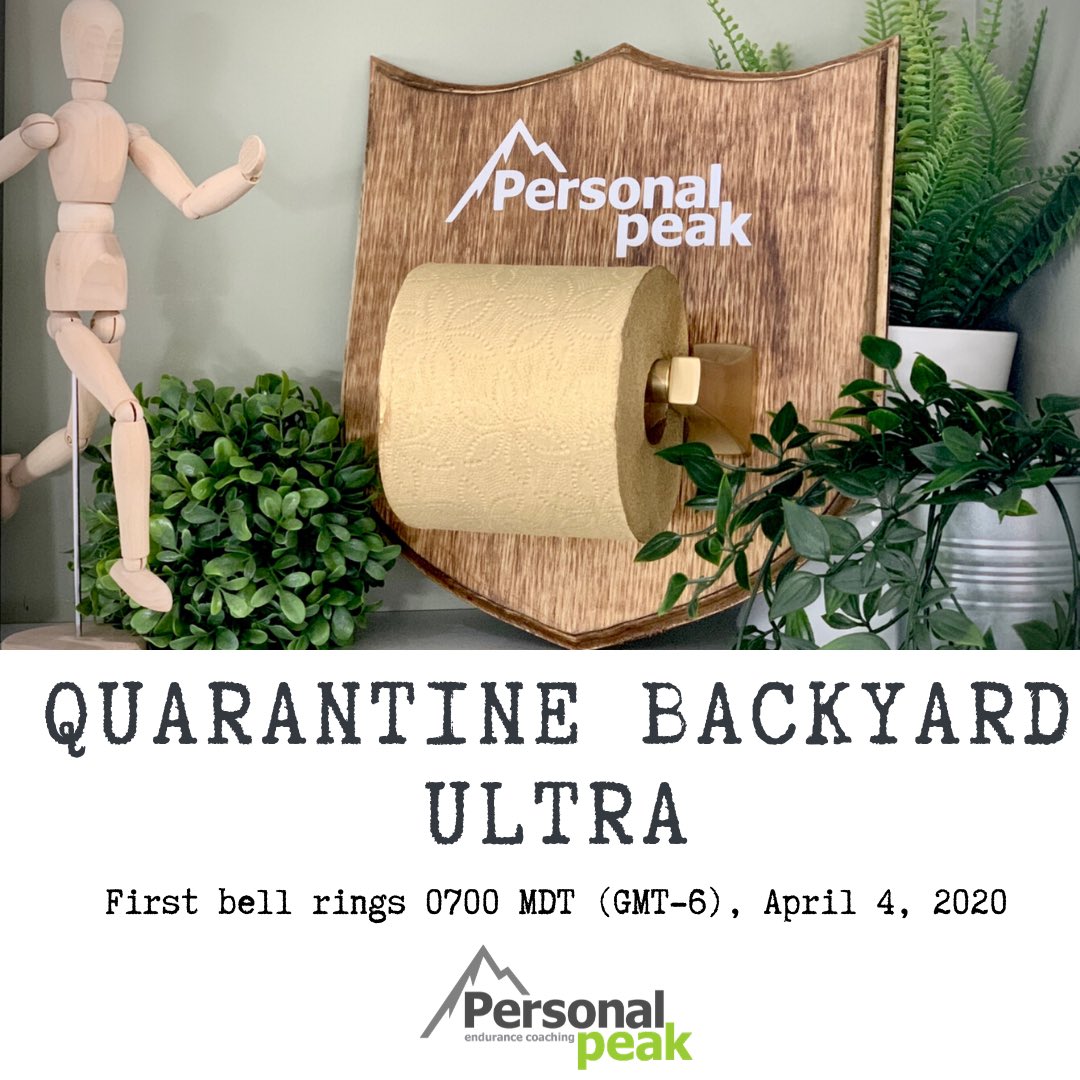 Congratulations to the winner of the Quarantine Backyard Ultra! <a href="/mikewardian/">michael wardian</a> finished 
63 laps 
422.3 km 
262.52 miles 
63 hours 

And winner of the world’s most coveted prize....The Golden Toilet Paper Roll. With the assist by <a href="/runner_cz/">Radek Brunner</a> 

#quarantineBackyardUltra