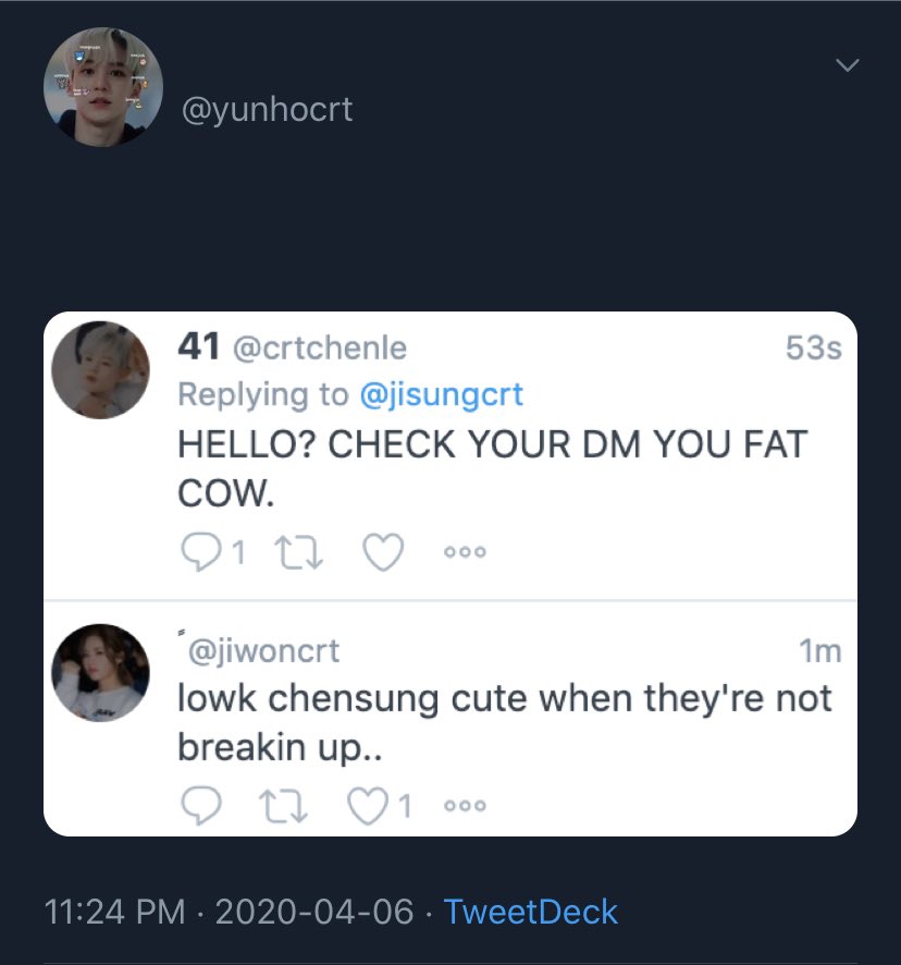 this has become chenle's thread.