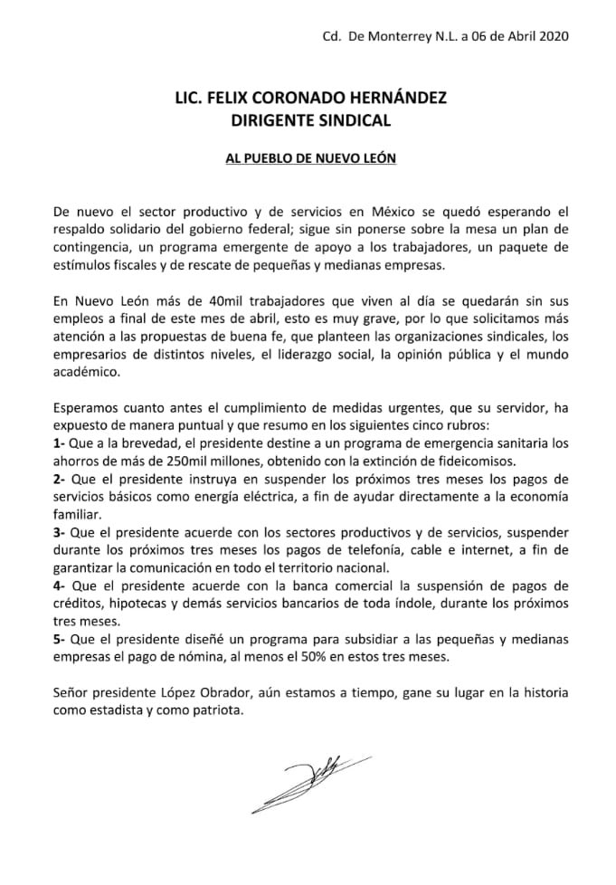 felcohdz's tweet photo. ESPERO QUE SIRVA PARA ALGO . LA UNIDAD NACIONAL ANTE TODO https://t.co/iToXZK58KA