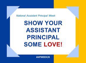 Happy #AssistantPrincipalsWeek💙
We salute you! We thank you!! We appreciate all that you do!! #BlessingsUponBlessings #LeadershipMatters