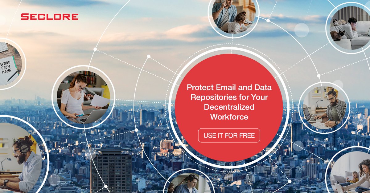 secloretech's tweet image. Is sensitive or #regulatorydata being stored on your employees #personaldevices while #workingfromhome due to COVID-19? Use #Seclore Rights Management, hosted on the Cloud for free until September 2020. Learn more: seclore.com/Working-From-H…
#Secloreit #datasecurity #cloudsecurity