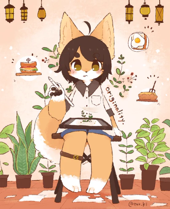 まゆもちにさんから指名していただいたので!個人的にお気に入りの、だいぶ過去のイラストを……#絵描き繫がれ 
