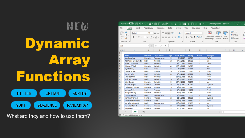 r1c1's tweet image. Want to see how Dynamic Array functions are changing #Spreadsheet world? Check out this page for a complete intro and detailed examples. chandoo.org/wp/dynamic-arr…