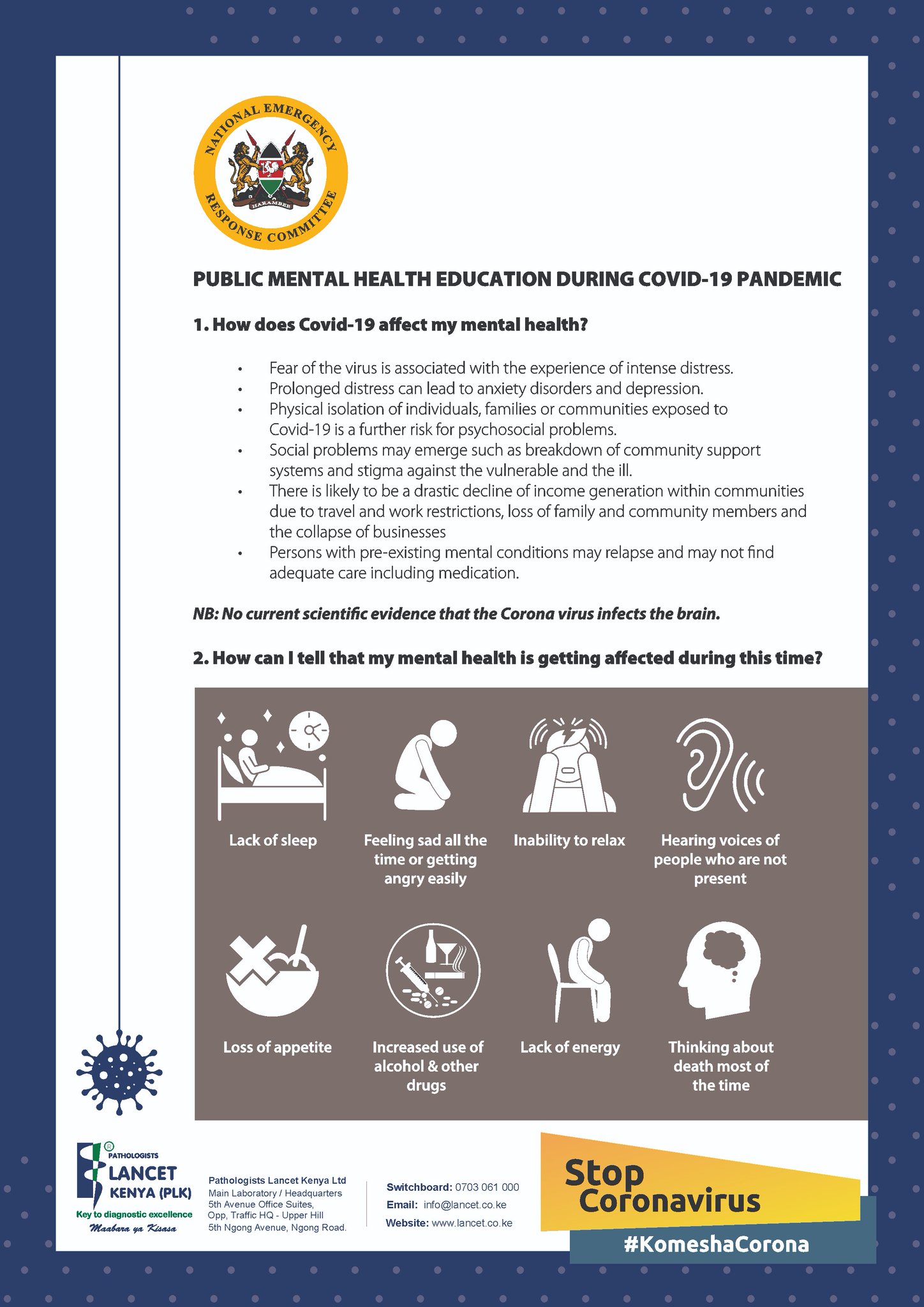 PLK Lancet Kenya on Twitter "The outbreak of coronavirus disease may