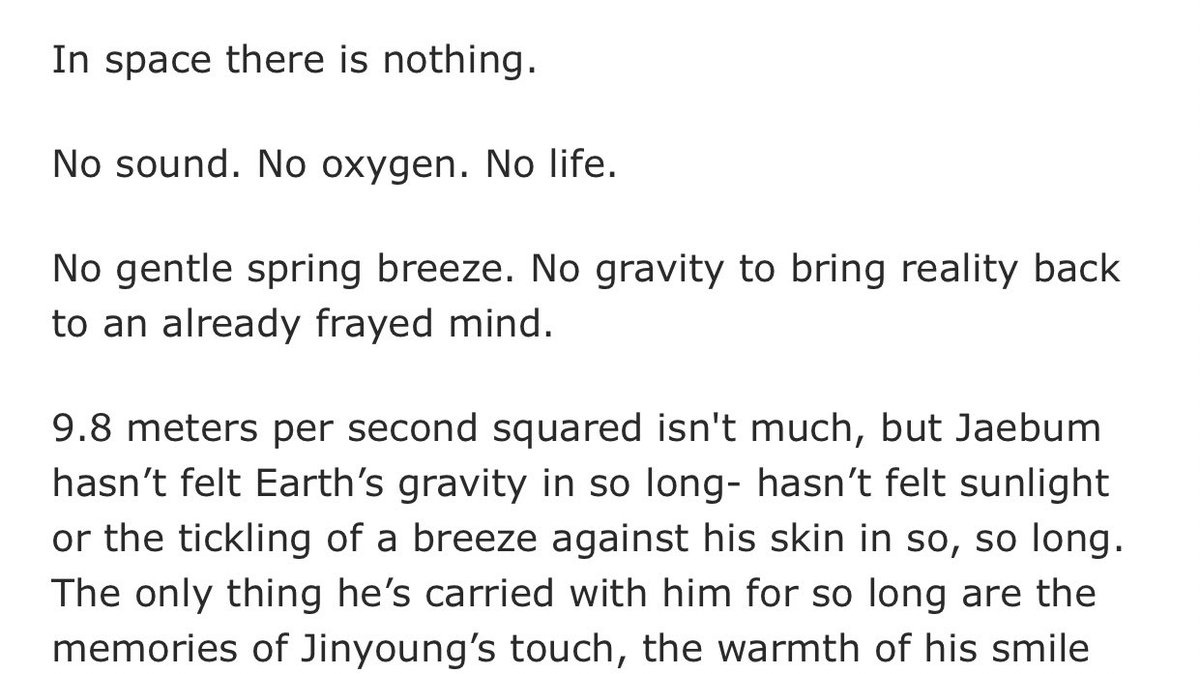 i read this at 2 am when i couldnt sleep so i kinda took a long time trying to get the plot to make sense (esp since i havent seen interstellar) but it still!! managed to break my heart!!!!!!!!!!