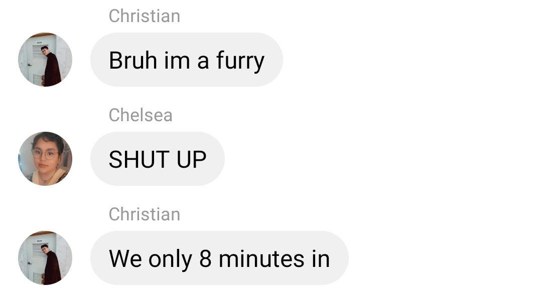 "im scared im gonna become a furry"