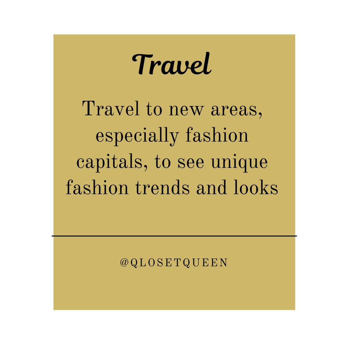 qlosetqueen's tweet photo. Styling Tips: Ways to Find Style Inspo to Upgrade Your Style

Also, hiring a personal stylist is always the best way to go. 

#fashiontips #fashion #styletips #instagram #pinterest #google #magazines #vogue #elle #instyle #travel https://t.co/gokZTZJrZE