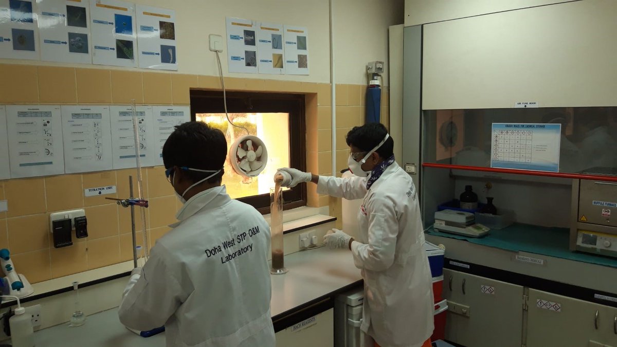 CyrilCourjaret's tweet photo. I’d like to thank our teams in Doha West #wastewater treatment plant in #Qatar, mobilized to guarantee sanitation services to people, and taking the protect measures to reduce the spread of #COVID19. We’re #ByYourSide https://t.co/Ufd7ldPevE