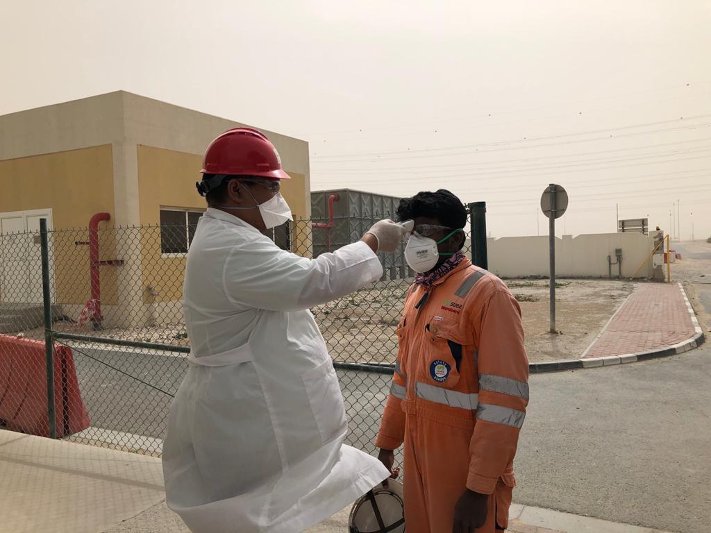 CyrilCourjaret's tweet photo. I’d like to thank our teams in Doha West #wastewater treatment plant in #Qatar, mobilized to guarantee sanitation services to people, and taking the protect measures to reduce the spread of #COVID19. We’re #ByYourSide https://t.co/Ufd7ldPevE