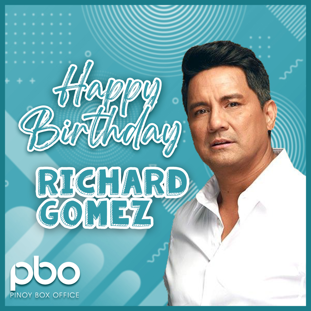 Happy birthday, Richard Gomez! Wishing you a day filled with happiness and plenty of love! 