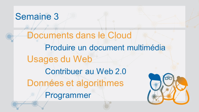 CompetencesT's tweet image. Les nouveaux thèmes de cette semaine dans nos trois MOOC «Compétences numériques pour tous» sur @FunMooc
@UniversiteCergy