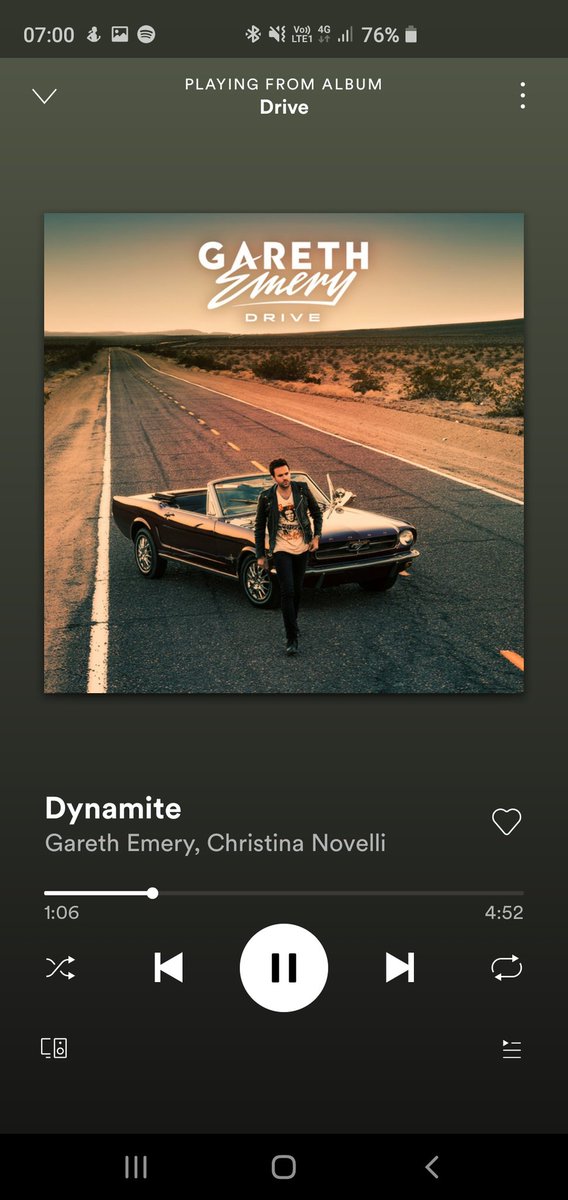 Colette1992's tweet photo. Listening too @garethemery on the way too work listened too this album in a while 🙂 https://t.co/oCuLV99yf1