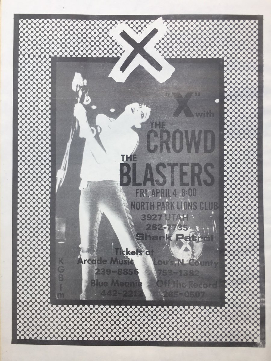 Our much-loved Phil Alvin is doing much better.  He is rehabbing at home, and looks forward to touring when COVID-19 ends. Remember stay safe, stay home, love your family and friends and we will get through this together. 
Enjoy this poster from a show we did 40 years ago.