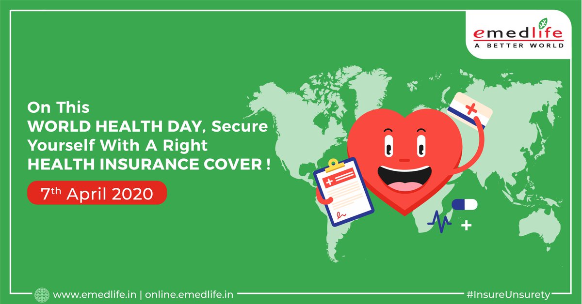 EmedlifeB's tweet photo. What can be a better gift than insuring the health of your loved ones on this #worldhealthday ? 

To know more visit https://t.co/EKD6geZrbM

#healthinsurance #rightcover #financialsafety #bestplans #emedlife #healthcare #medicare #illnesscover https://t.co/jx8bbr0Fiz