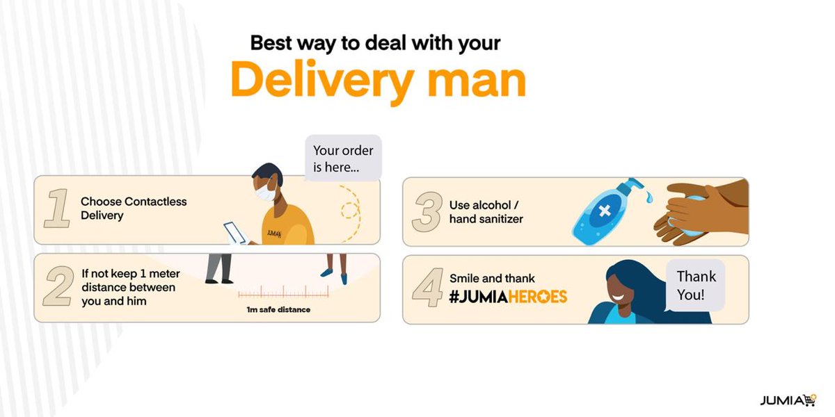 Did you know how you should handle/deal with the delivery guy? No? Usijali. Wacha tupate tips leo from  @JumiaKenya #JumiaHeroes