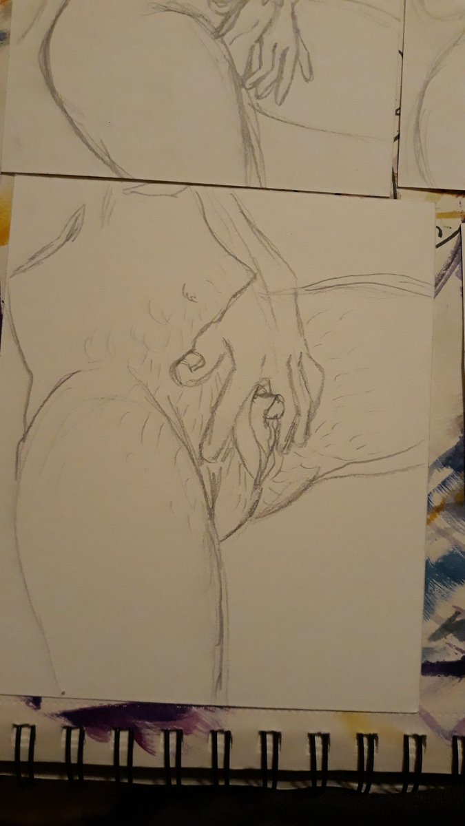 nonbinarywhor's tweet image. This account is just going to be me trying to draw queer smutty art bc I have no where else to put it!