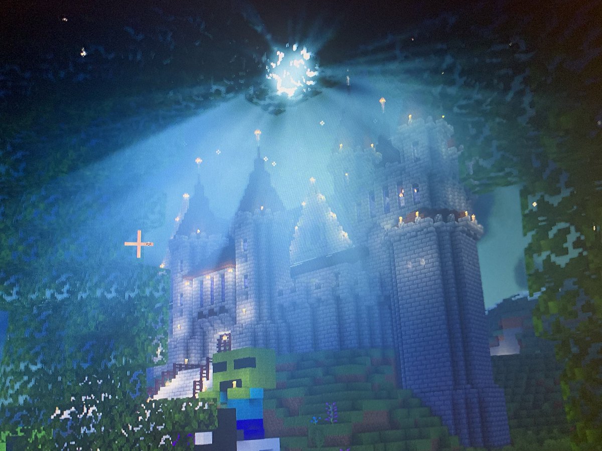 LandFork's tweet image. Sneak peek of our server spawn w/ shaders in! Should be ready for the subs on Wednesday! #subserver #minecraft