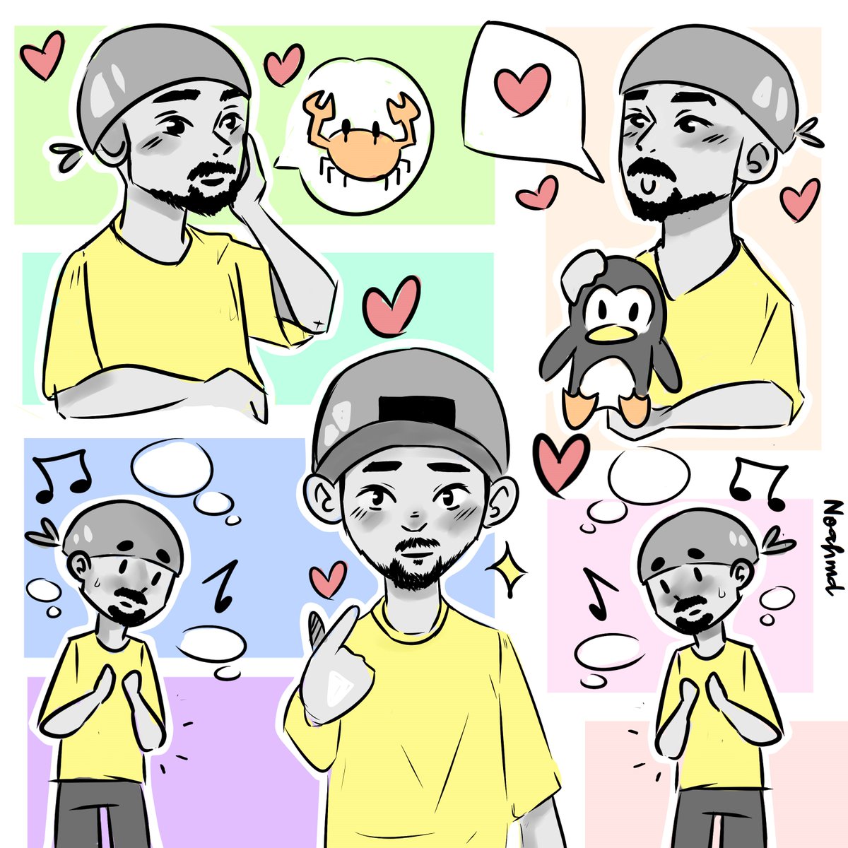 NoahMdiaz's tweet photo. Un dibujo para Ramooon, se merece el cielo las estrellas y mas, #stanramon para una vida mejor. 🐧🐧❤️💛
#fanart https://t.co/hidnLEekFs