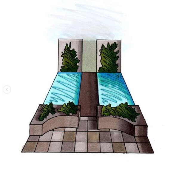 NaturalDesignCo's tweet photo. Symmetry makes a space feel calm and balanced. It also gives a more formal look, so if you like things matching a formal garden might be just your style!
#gardendesign #naturaldesignstudio #landscapedesign #formalgarden #pond #sketch #conceptplan #perspective #garden #gardening https://t.co/VMVHQQtTUK
