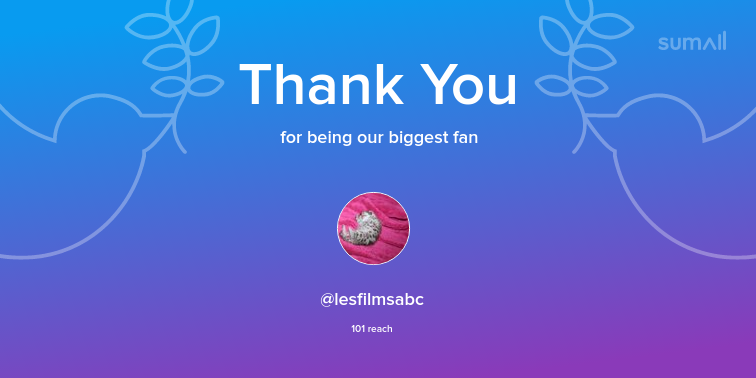 ecrivainsWeb's tweet photo. Our biggest fans this week: lesfilmsabc. Thank you! via https://t.co/yCVTdA7HFy https://t.co/B25nc21Znn
