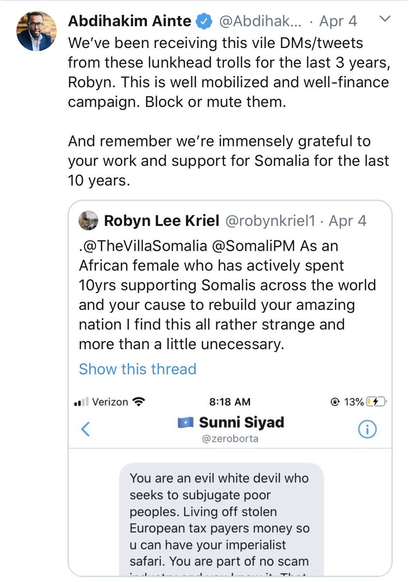 Somali_Lawyer's tweet photo. Let’s all name and shame these abominable old men who abandoned their identity and dignity to appease an appalling racist with genocidal ancestors who at the end of the day actually sees them as sub-humans. @JustAwHirsi @AnalystSomalia @AbdihakimAinte @fouwzi #TweetLikeRobynKriel https://t.co/JBcyX8O8cj