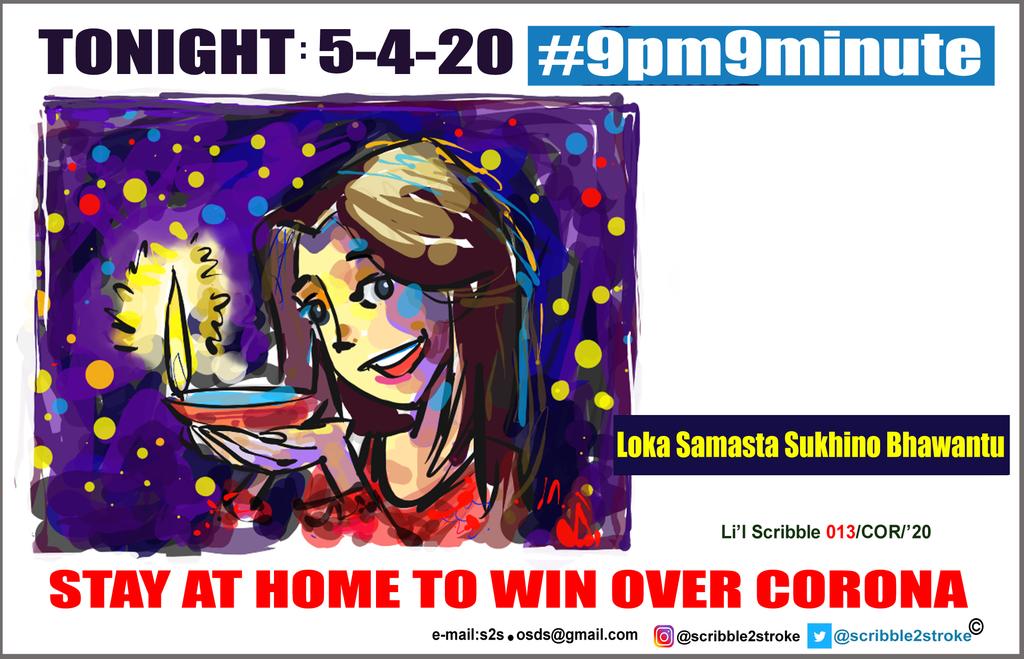 scribble2stroke's tweet photo. '#Scribble' shares her #9pm9minutes with her 13th #dailypost .
 @narendramodi @SrBachchan @HemantSorenJMM @rsprasad @RNTata2000 @LaGravitea @paulocoelho @TheJohnAbraham @TataSteelLtd  #Coronaindia @CharuPragya @smritiirani #earth #harmony #SocialDistancing @SadhguruJV https://t.co/ZUgSCOtdXH