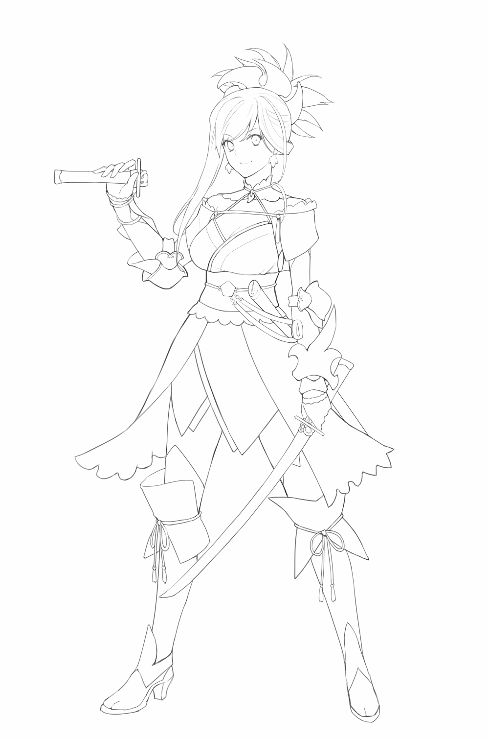 かかげ ３０日 東 ａ 07a Ar Twitter こちら去年ぐらいにグラブル風に塗ろうと思って 用意してた武蔵ちゃんなんですが 今さらグラブル塗り講座とか需要あります T Co Gtgbjpdr4m Twitter