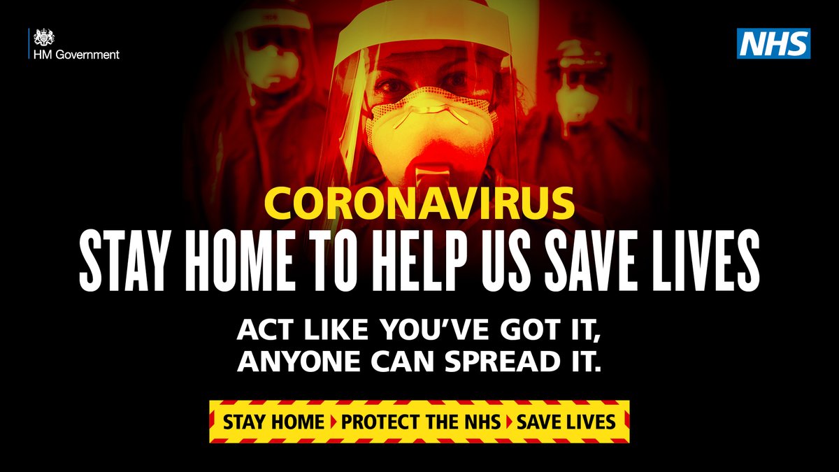 The single most important action we can all take in fighting coronavirus is to stay at home in order to protect the NHS and save lives
#StayHomeSaveLives #StayHomeGM #ProtectTheNHS